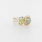Abrolhos Pearl Peridot Swirl Ring