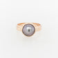 Mabe Embossed Ring in Rose Gold