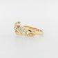 Fancy Yellow Diamond Vine Ring