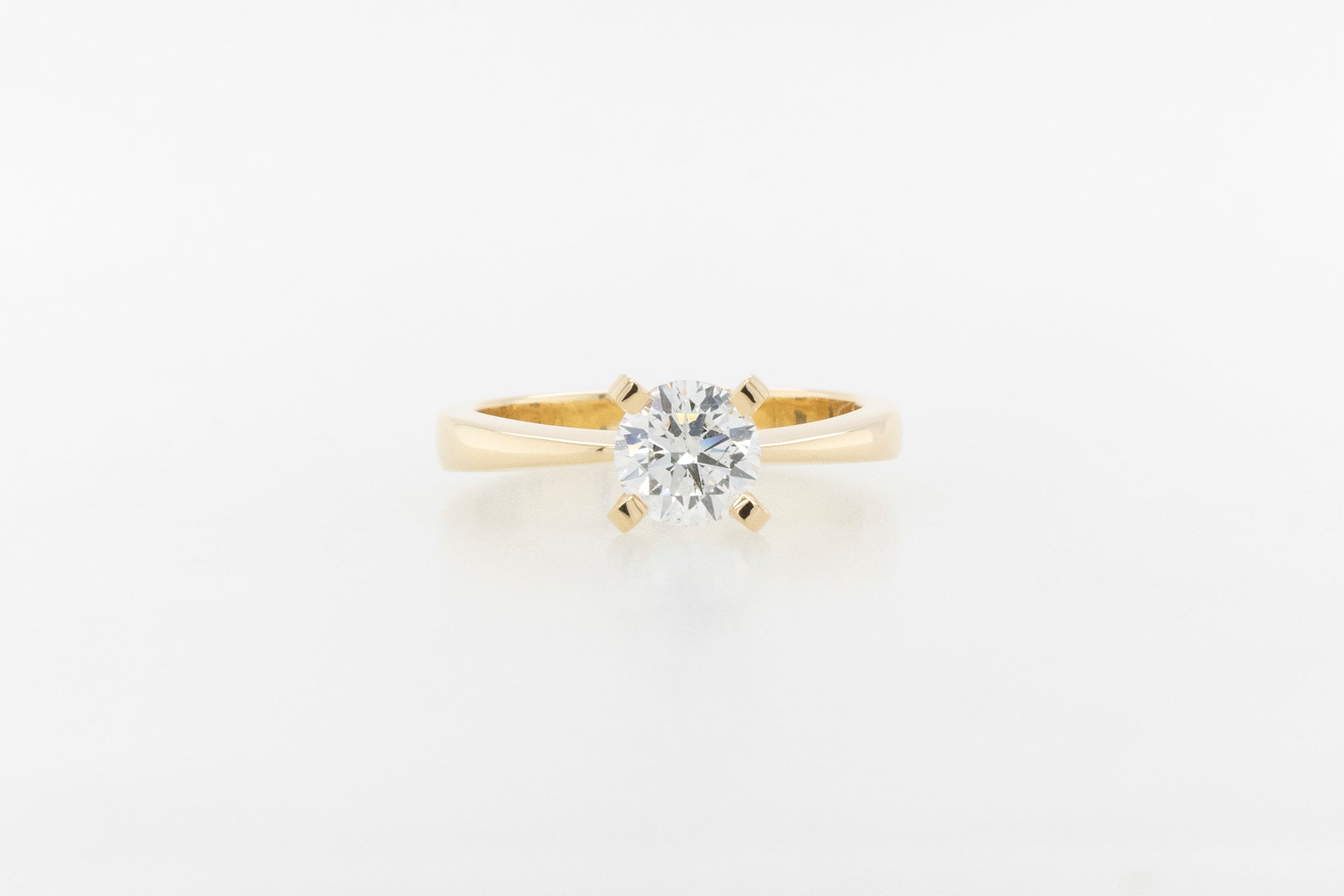 0.78ct Diamond Solitaire Engagement Ring