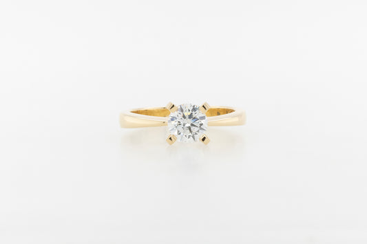 0.78ct Diamond Solitaire Engagement Ring