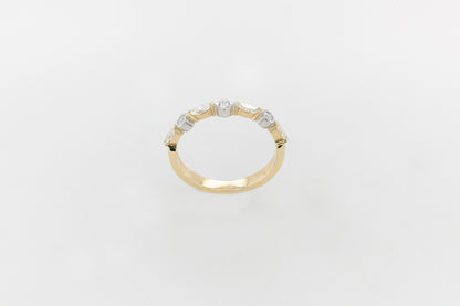 Marquise and Round Diamond Eternity Ring