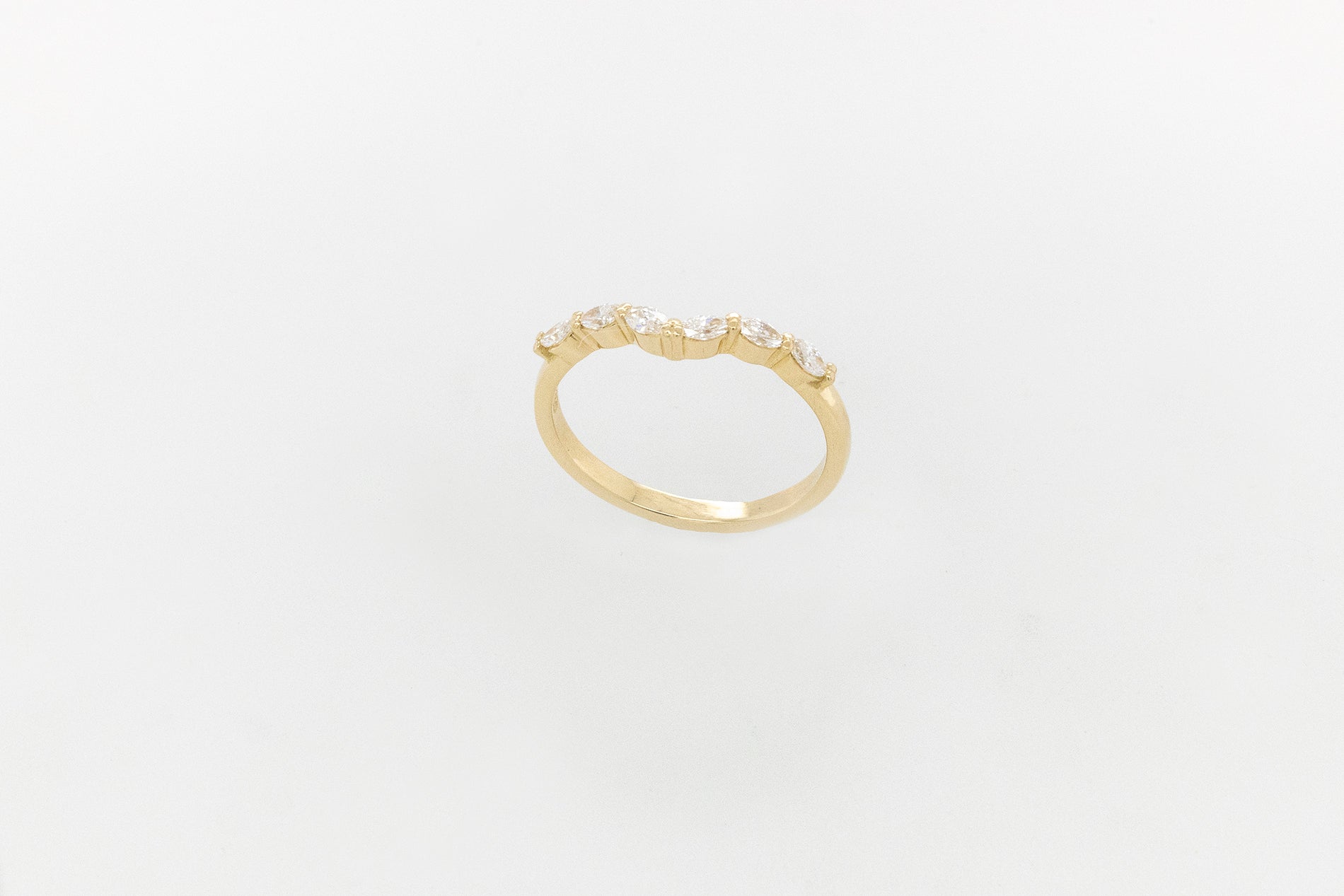 Marquise Diamond Wedding Ring 