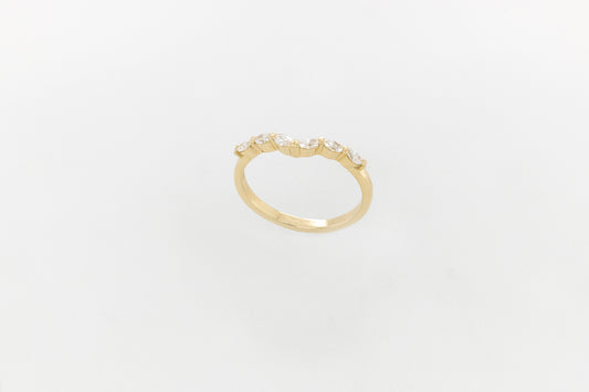 Marquise Diamond Wedding Ring 