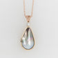 Diamond Mabe Pearl Pendant