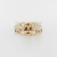 Golden Topaz and Diamond Dress Ring