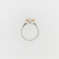 Engagement Ring Trilogy White and Pink Diamonds