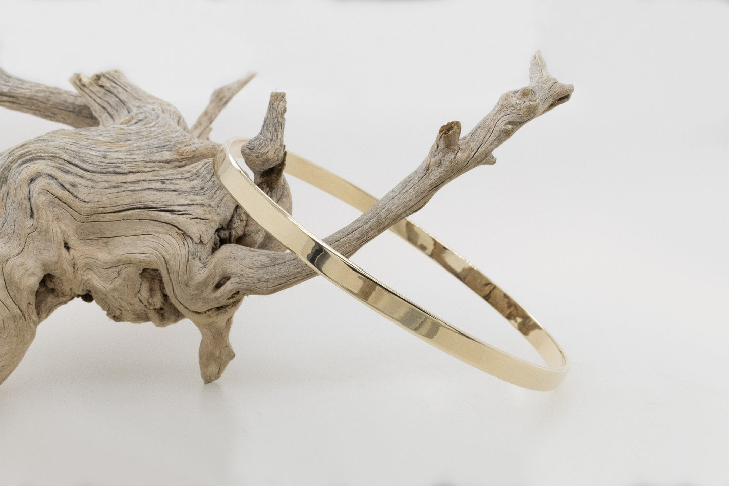 Solid Yellow Flat Bangle