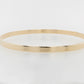 Solid Yellow Flat Bangle