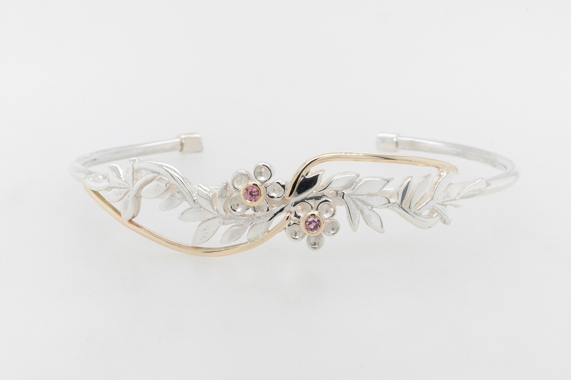 Geraldton Wax Flora Cuff Bangle