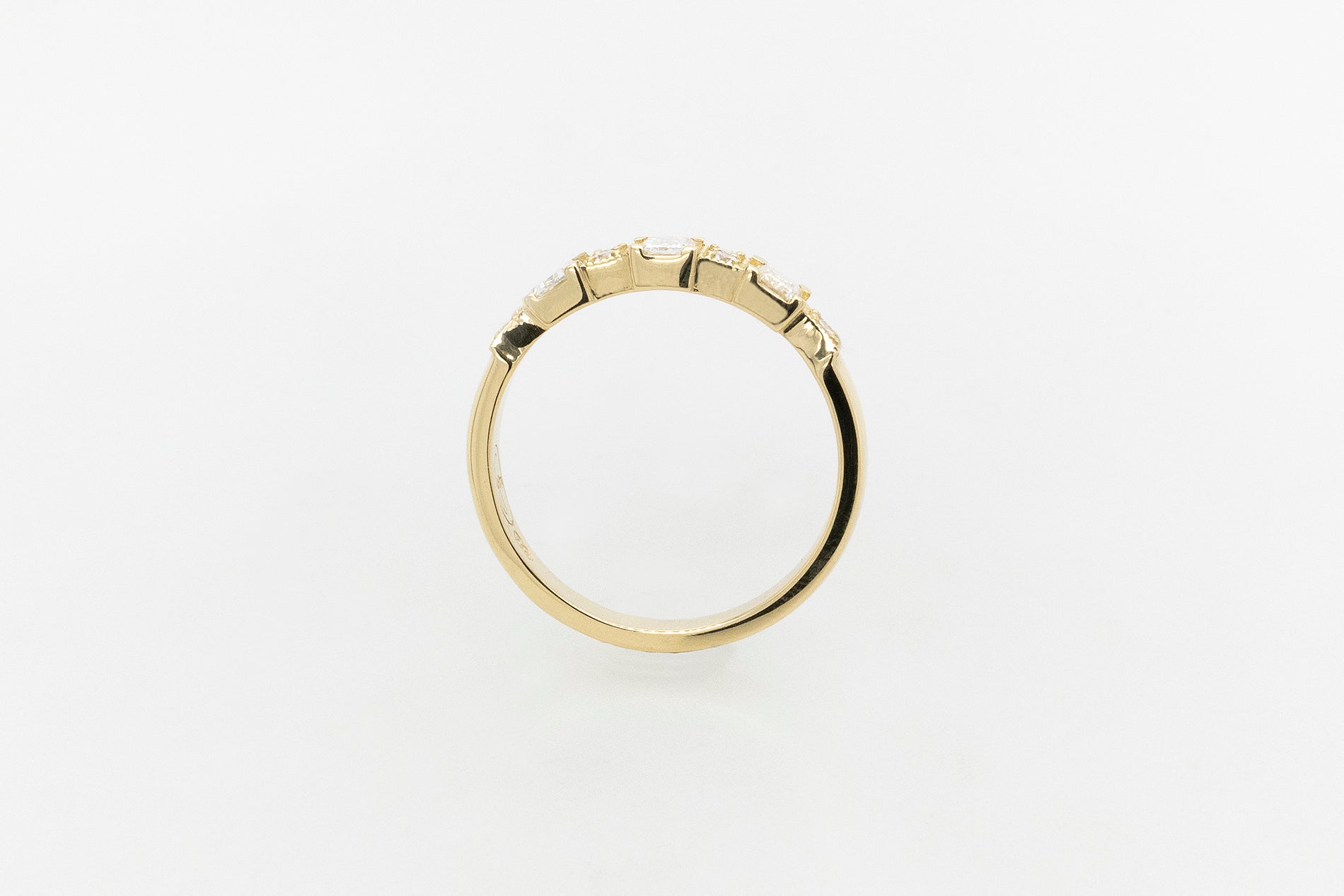 Vintage Style Emerald Cut Eternity Ring