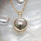 Abrolhos Islands Mabe Pearl Pendant with Diamond