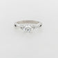 Diamond Twist Engagement Ring