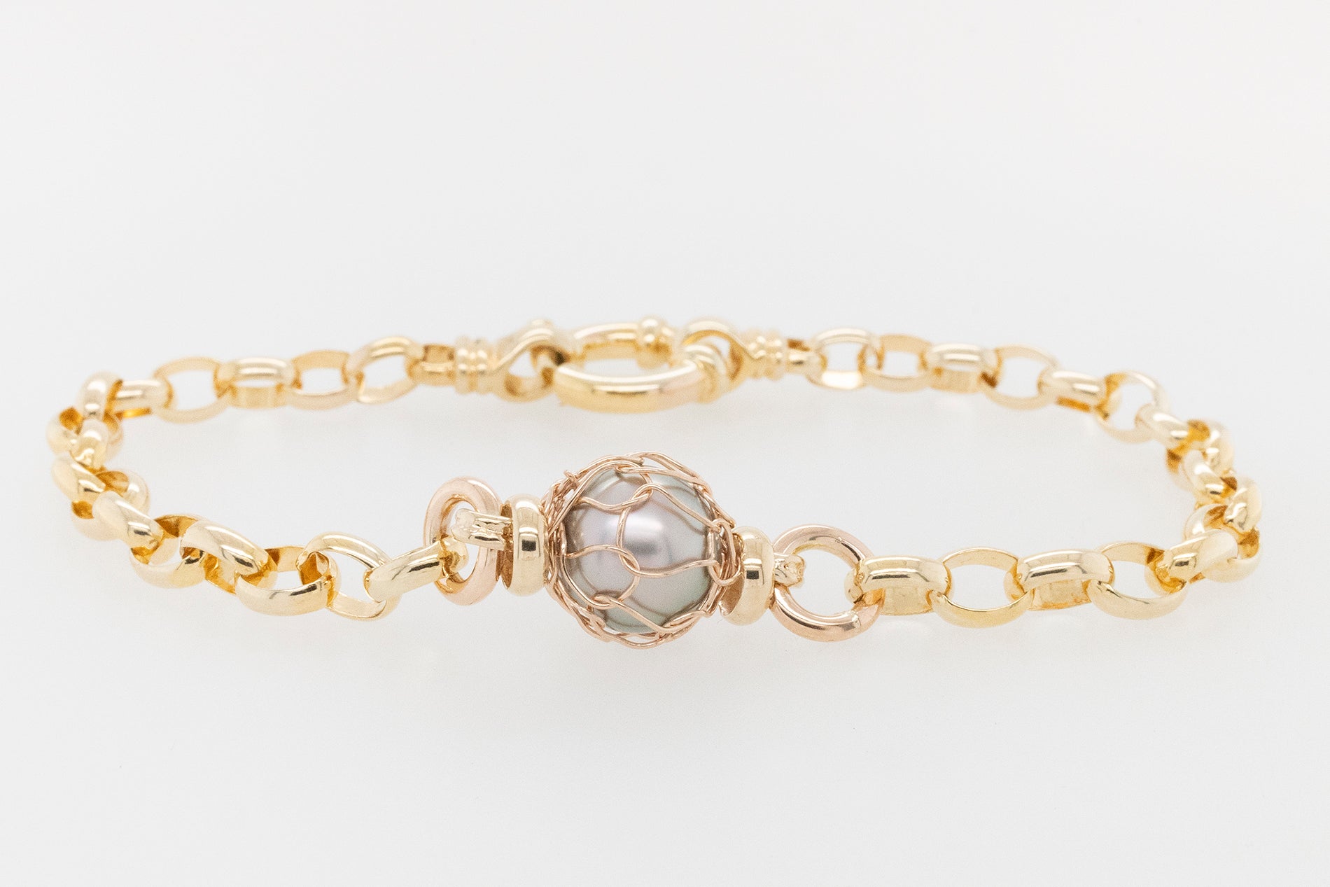 French Knitted Abrolhos Island Pearl Bracelet