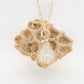 Cygnet Bay Baroque Pearl Pendant with French Knitting