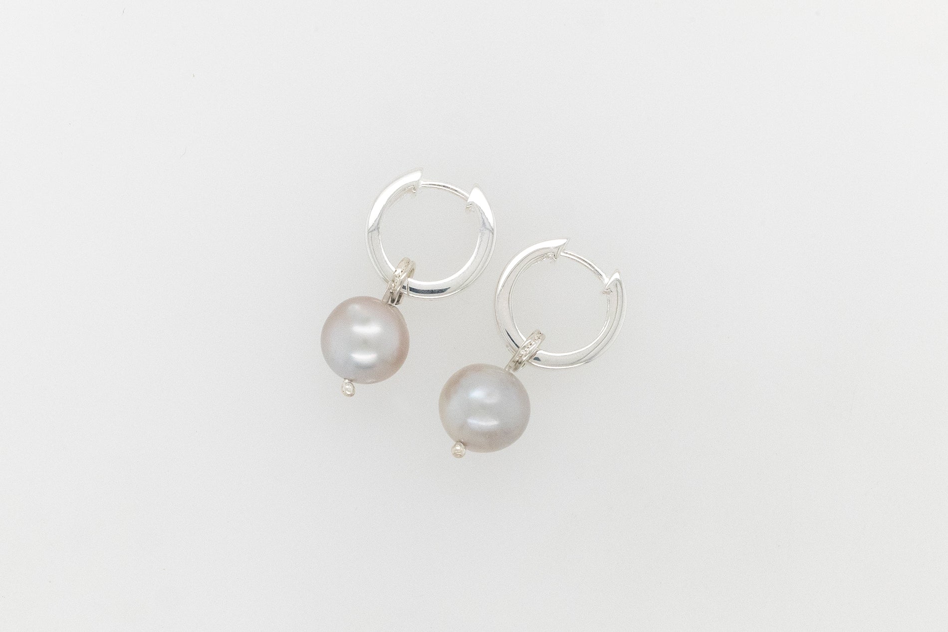 Abrolhos Islands Pearl Huggie Earrings
