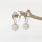 Abrolhos Islands Pearl Huggie Earrings