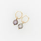 Abrolhos Islands Black Lipped Pearl Huggie Earrings