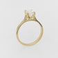 Cushion Cut Argyle Diamond Park-Lane Engagement Ring