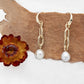 Abrolhos Islands Pearl Chain Link Earrings