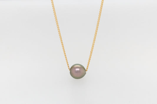 Abrolhos Islands Black Lipped Pearl Slider Necklace