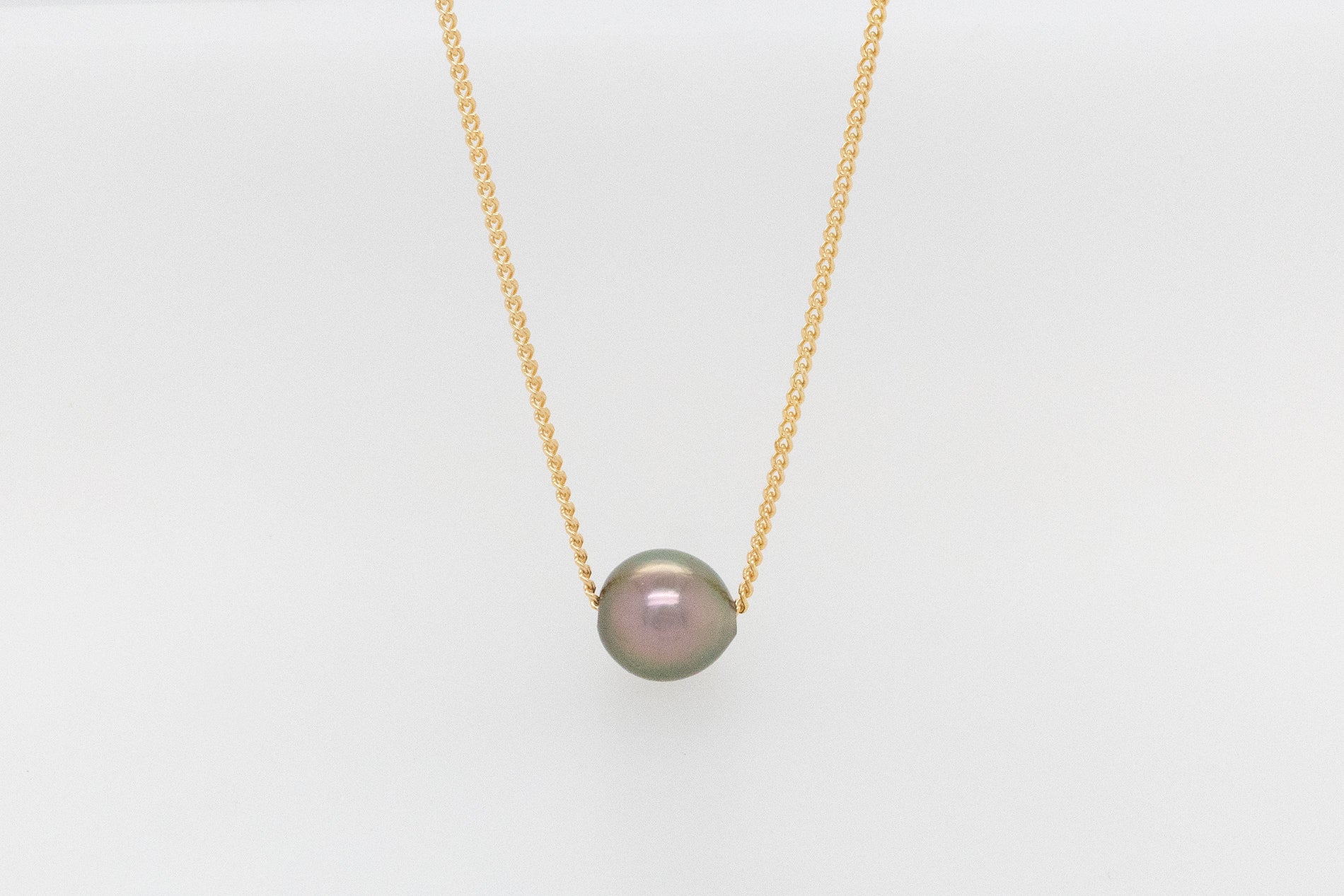 Abrolhos Islands Black Lipped Pearl Slider Necklace