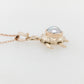 Abrolhos Pearl and Diamond Turtle Pendant