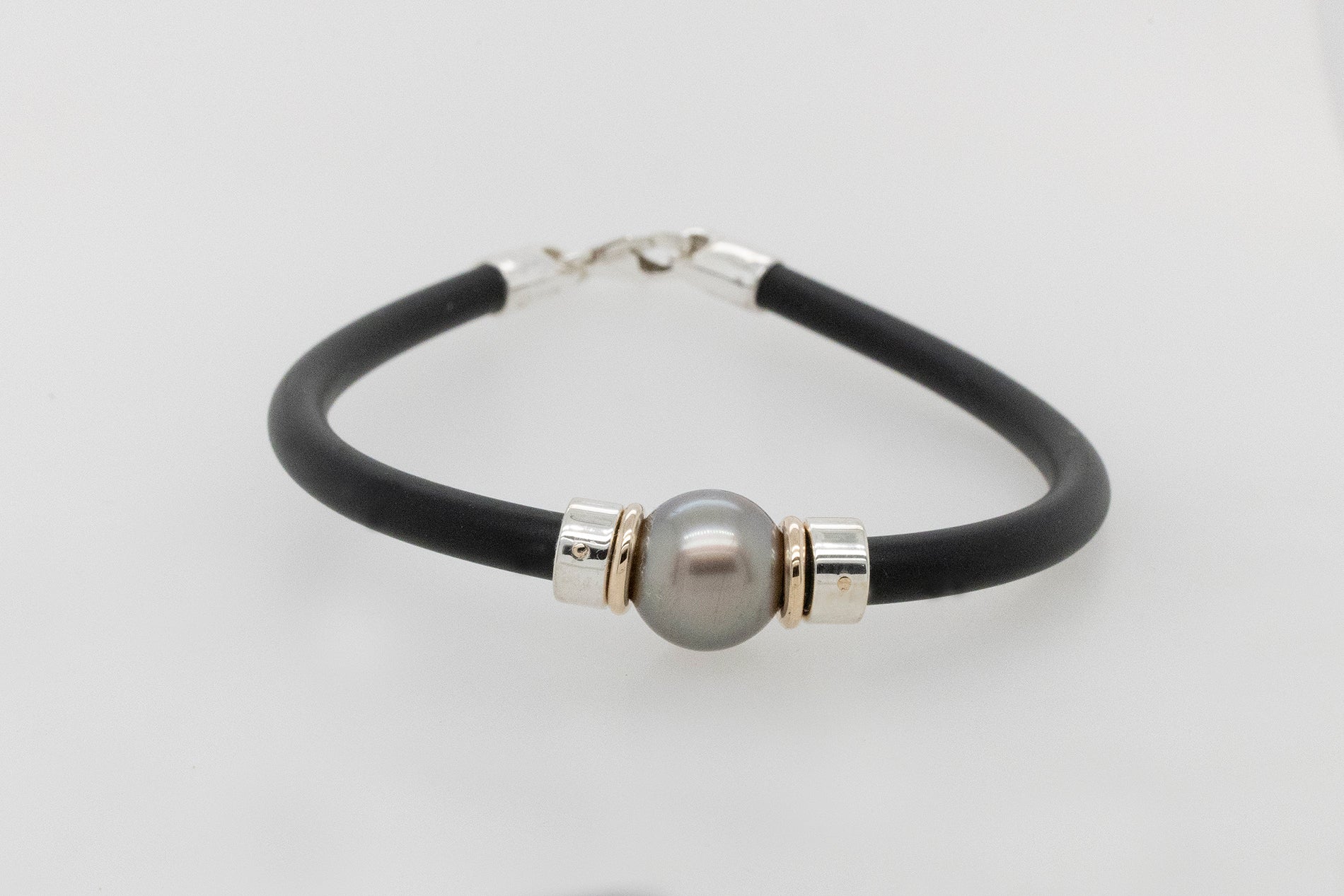 Two Toned Abrolhos Pearl Neoprene Bracelet