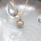 Pink Diamond and Abrolhos Pearl Pendant