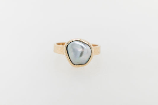 Abrolhos Islands Keshi Pearl Ring