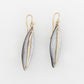 Hand Engraved Mother of Pearl Earrings