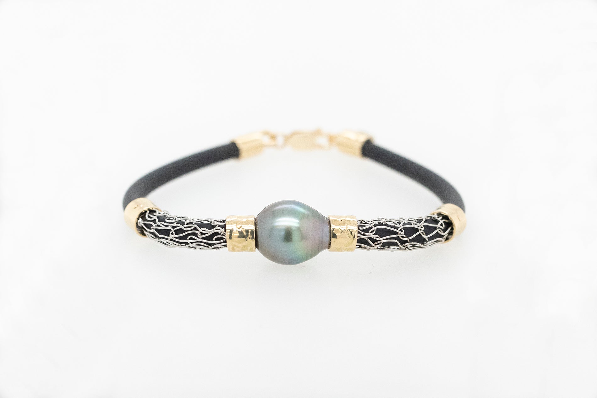 Abrolhos Pearl Neoprene with Platinum Knitting 