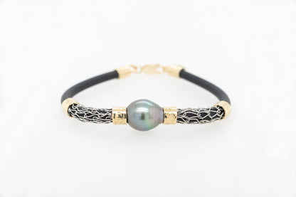 Abrolhos Pearl Neoprene with Platinum Knitting 