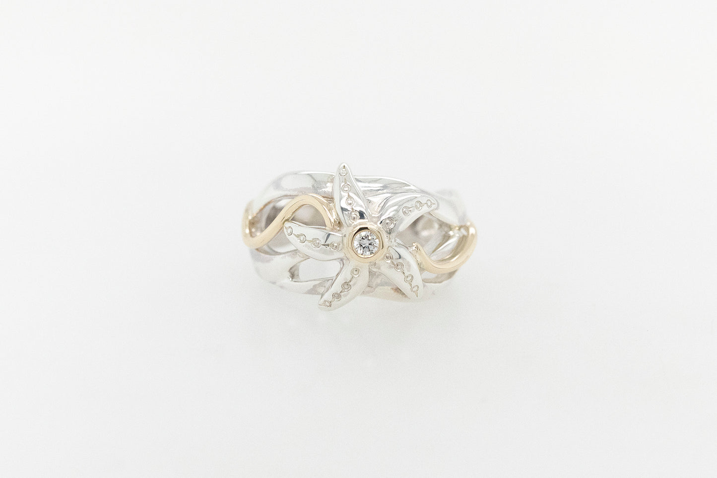 Starfish Diamond Ring 
