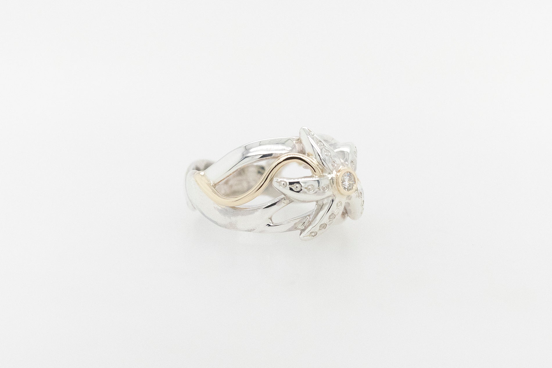 Starfish Diamond Ring 