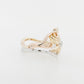Starfish Diamond Swirl Ring