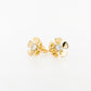 Geraldton Wax Studs with Diamonds 