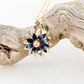 Everlasting Flower Pendant with Titanium & White Diamond