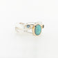 Opal and Aquamarine Ring