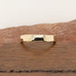 Hammered Texture Ring with Diamonds