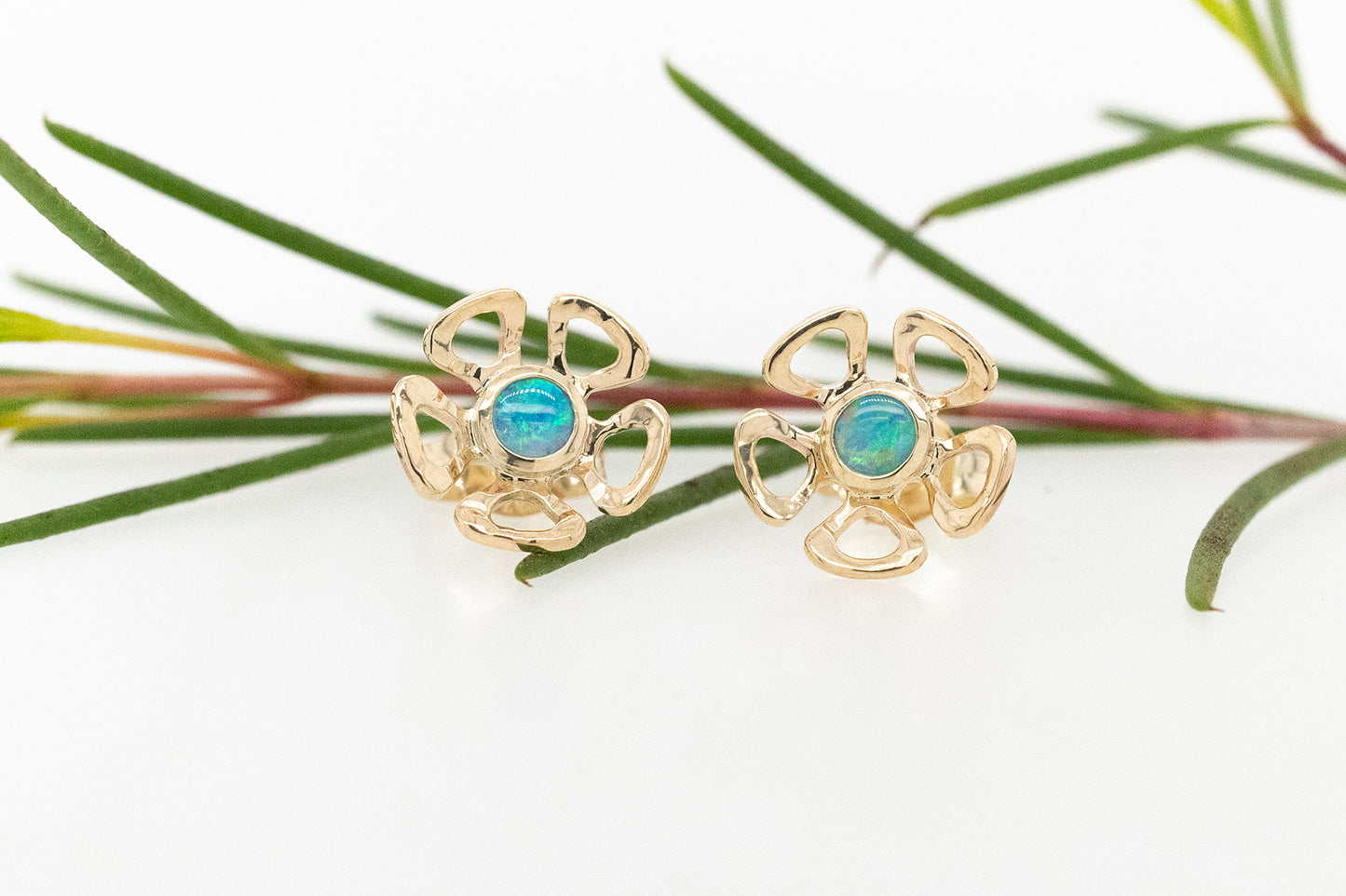 Opal Geraldton Wax Studs