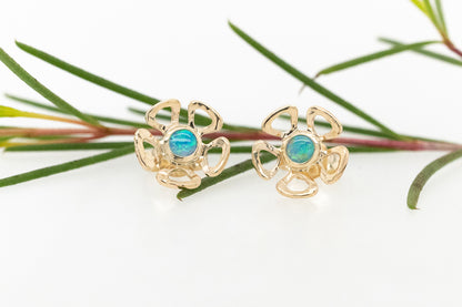 Opal Geraldton Wax Studs
