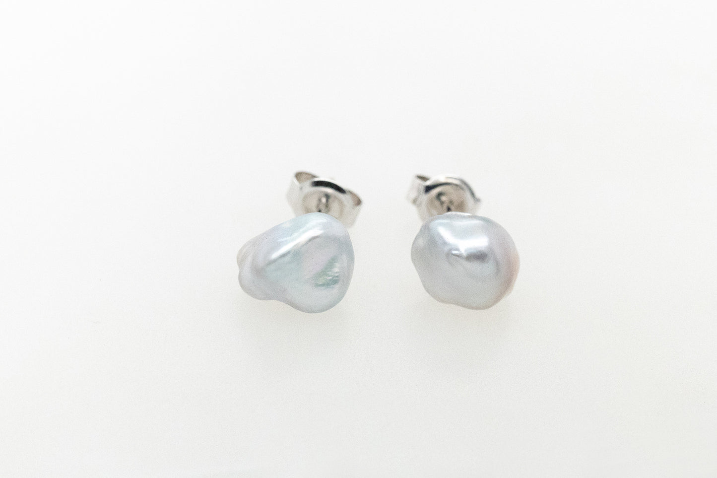 Abrolhos Island Pearl Keshi Stud Earrings 