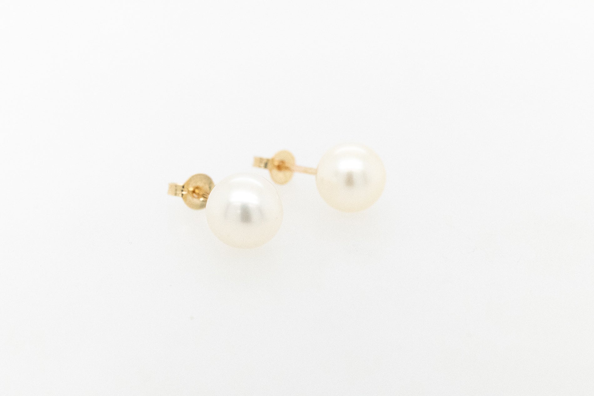 Akoya Pearl Stud Earrings 7.7mm
