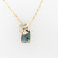 Diamond & Opal Geraldton Wax Pendant