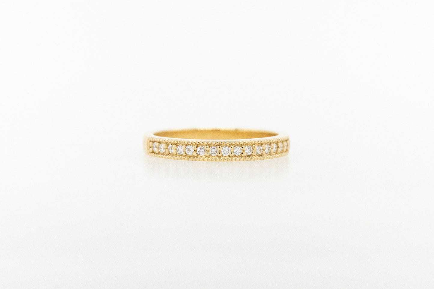 Fine Milgrain Wedding Band