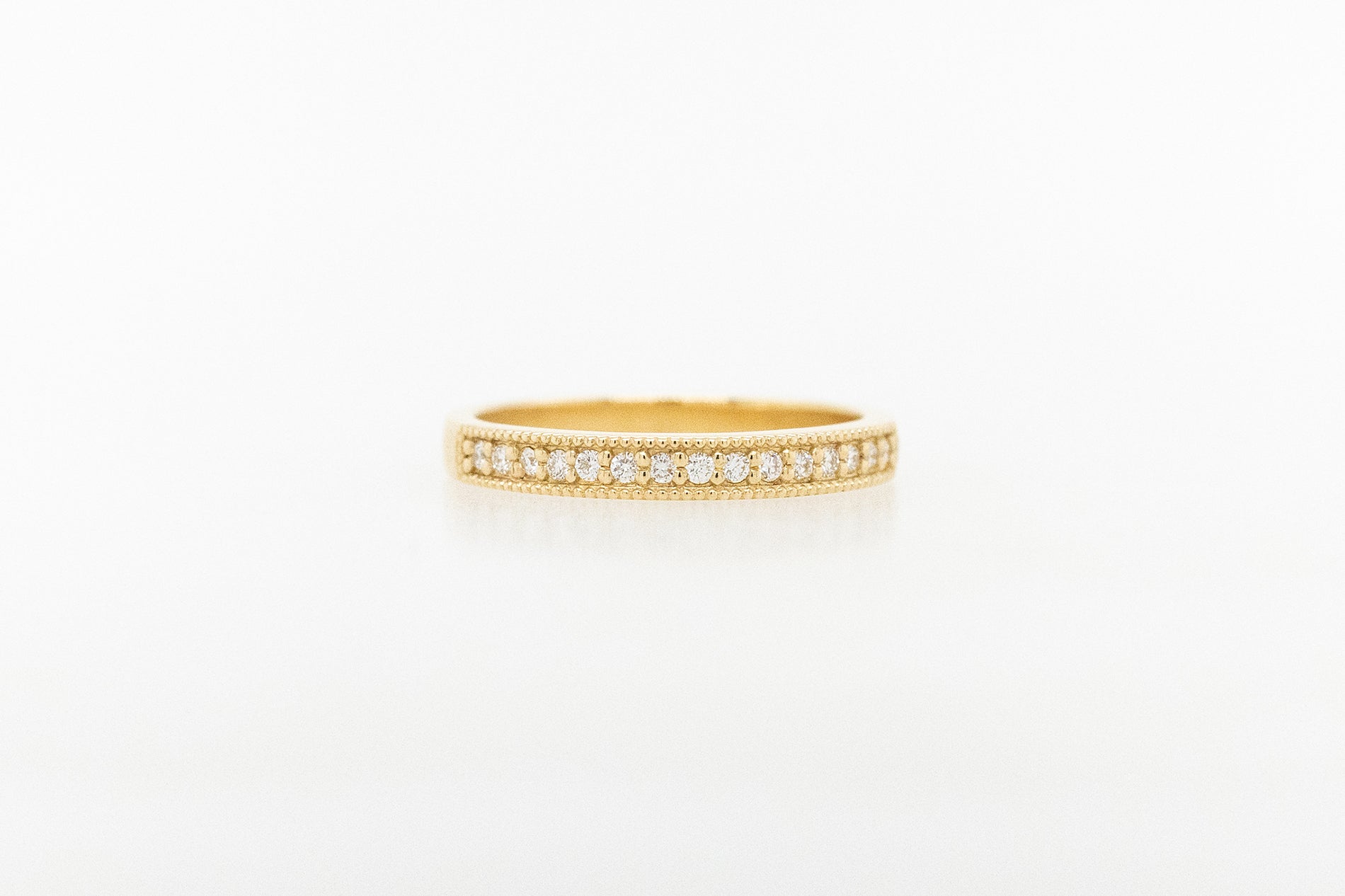 Fine Milgrain Wedding Band