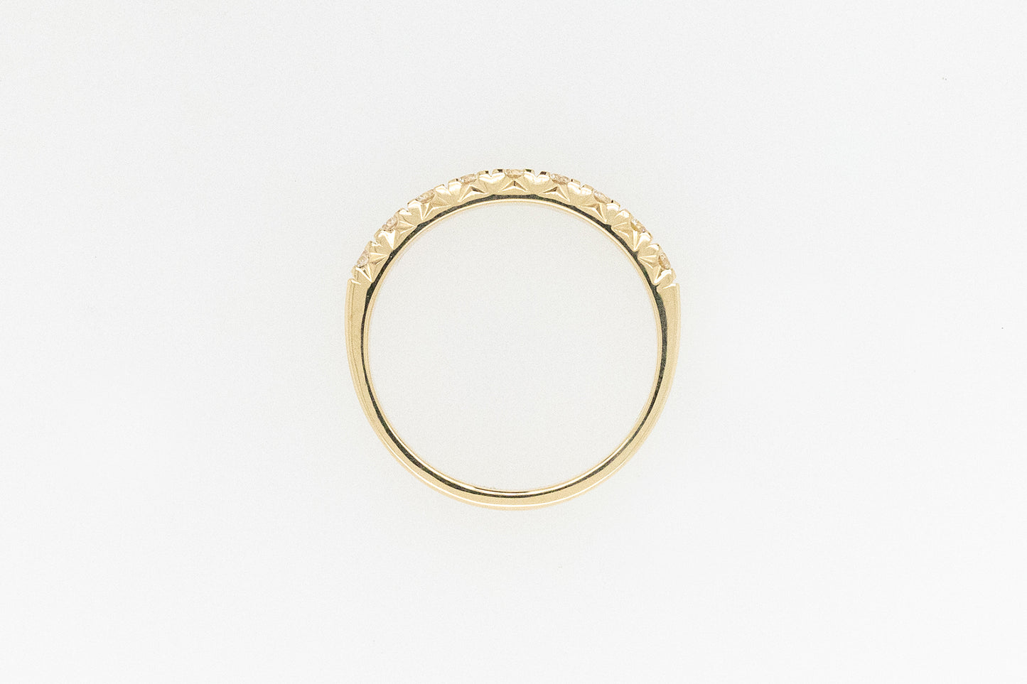 Fishtail-set Diamond Wedding Ring