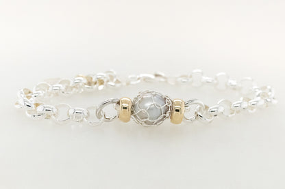 Island Knitting Wrapped Pearl Bracelet 