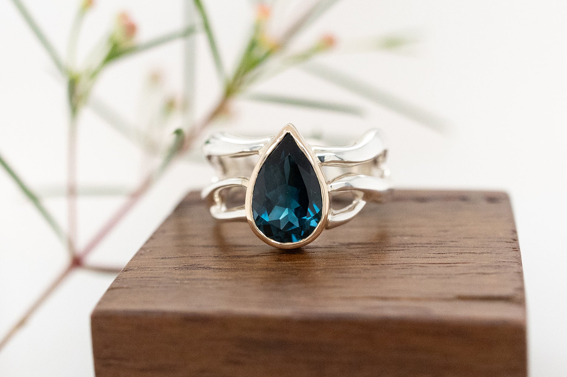 London Blue Topaz Dress Ring